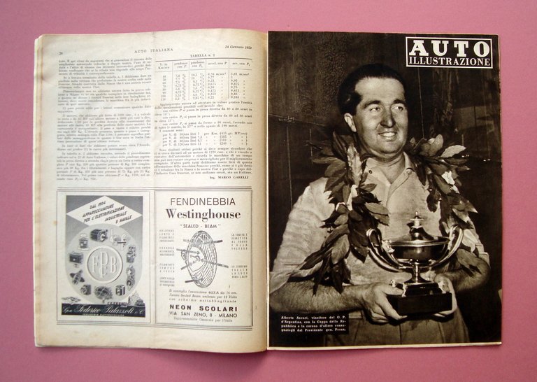 Rivista Auto Italiana Sport 1953 n 3 Ascari G.P Argentina …