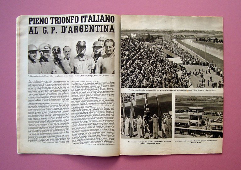 Rivista Auto Italiana Sport 1953 n 3 Ascari G.P Argentina …