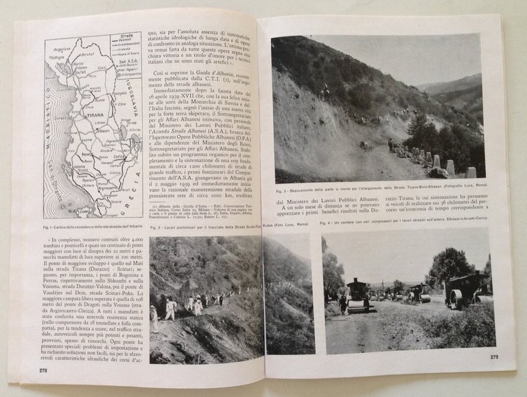 Rivista Le Strade L'Opera Dell'Azienza Strade AlbaniaNumero 7 Luglio 1940