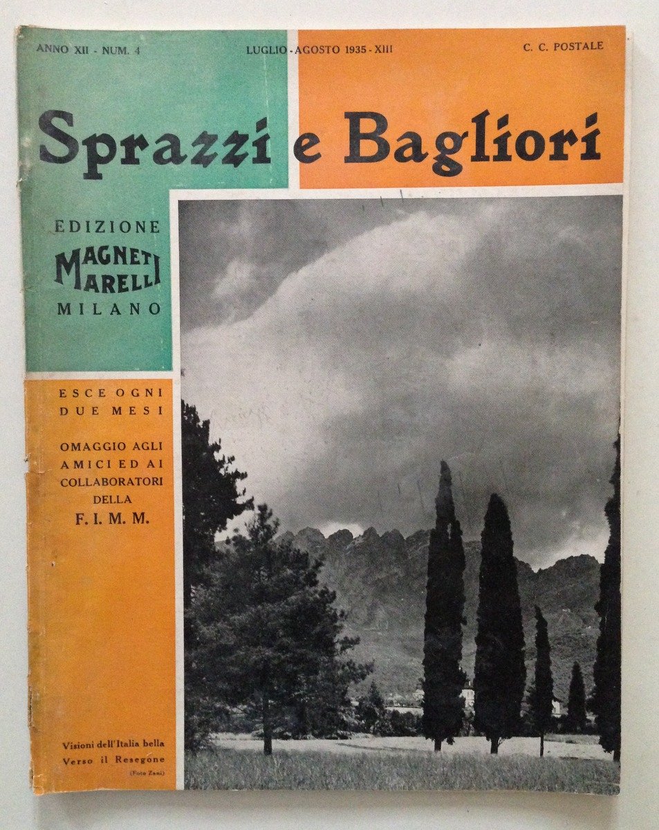 Rivista Sprazzi e Bagliori Edizione Magneti Marelli Milano N 4 …