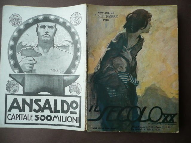 Riviste Dudovich Ansaldo Bonzagni Castel Gomberto Serbia Macedonia Secolo XX | Immagine principale