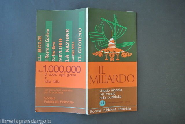 Riviste Miliardo Viaggio Pubblicit‡ Chierici Stadio Ciclismo 1962 | Immagine principale