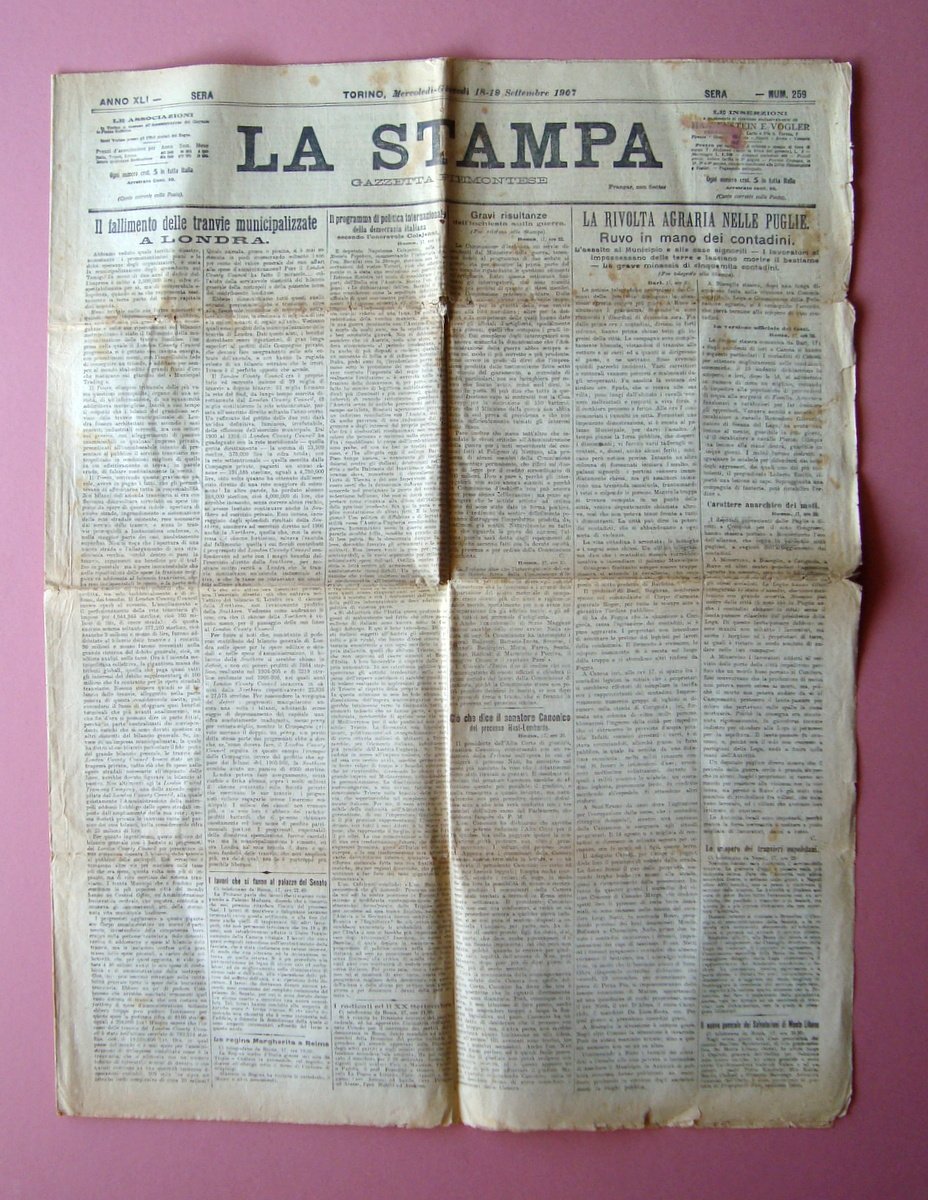 Rivolta Agraria nelle Puglie Ruvo ai contadini in prima La … | Immagine principale