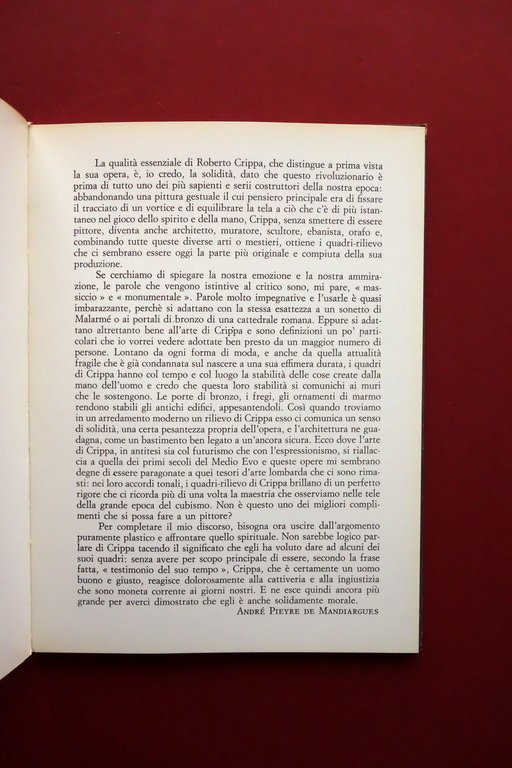 Roberto Crippa Catalogo Galleria Alexandre Iolas Milano 1971 Arte Contemporanea