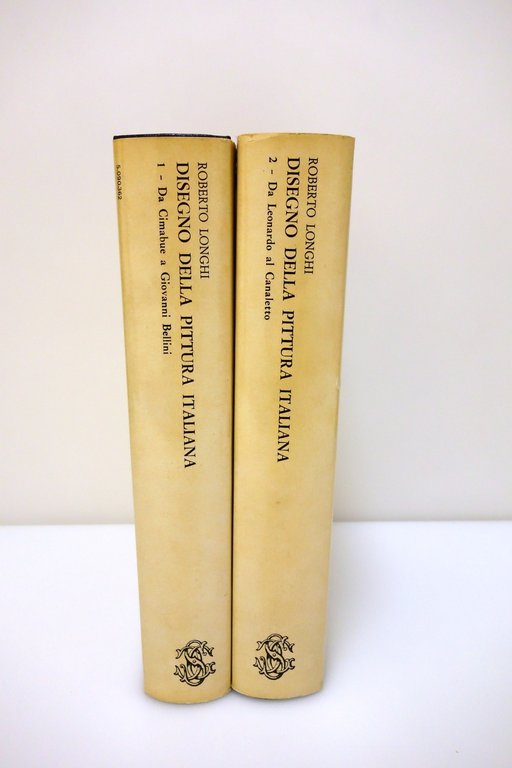 Roberto Longhi Disegno della Pittura Italiana Sansoni 1979 Due Volumi