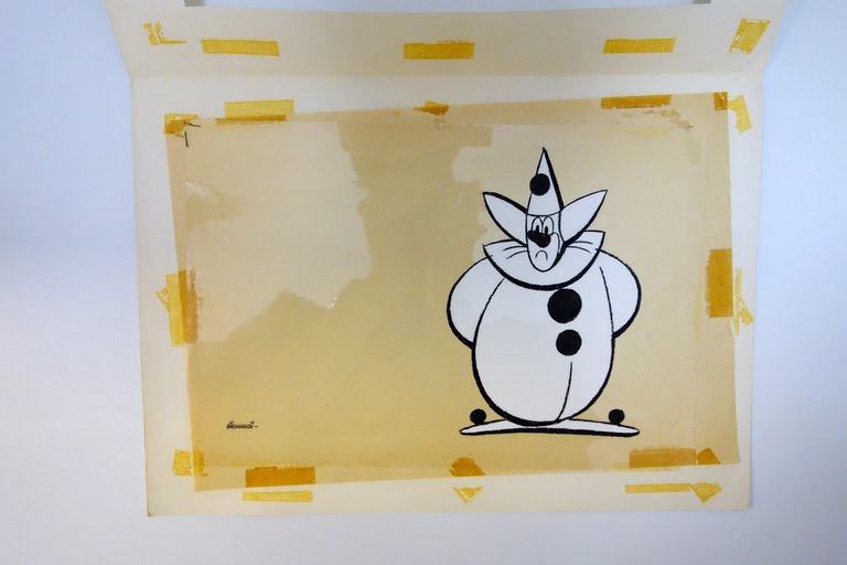 Rodovetro Pagliaccio Clown Secondo Bignardi Modena Sigla Intermezzo 1971