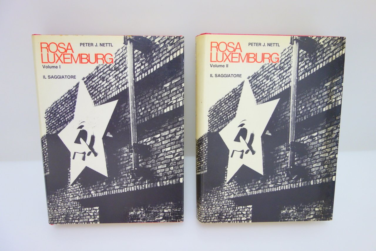 ROSA LUXEMBURG NETTL IL SAGGIATORE 1970 2 VOLUMI COMPLETA