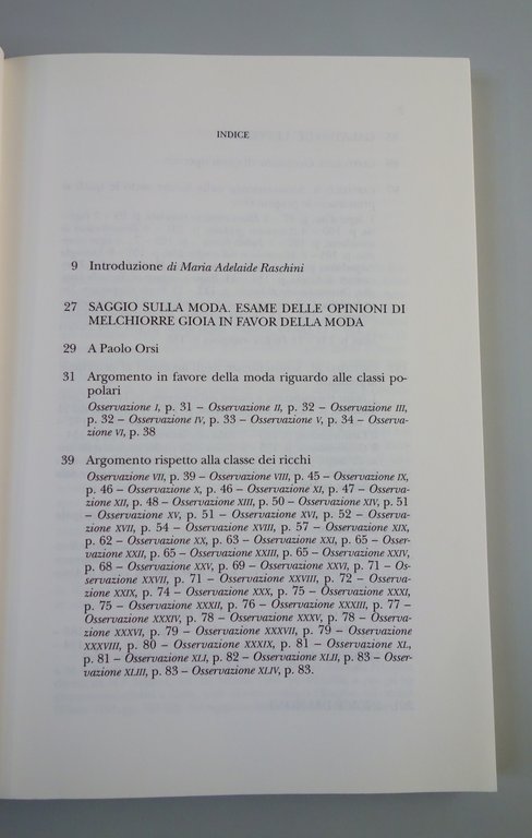 ROSMINI SAGGIO SULLA MODA E GALATEO DE' LETTERATI RASCHINI GUERINI …