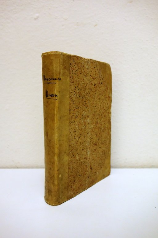 Rousseau Discours sur l'Origine de l'Inegalité parmi les Hommes Favre …