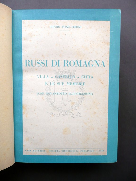 Russi di Romagna Villa Castello Citt‡ Pietro Pezzi Siboni 1949-52 … | Immagine Gallery 4