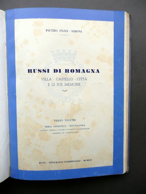 Russi di Romagna Villa Castello Citt‡ Pietro Pezzi Siboni 1949-52 … | Immagine Gallery 6