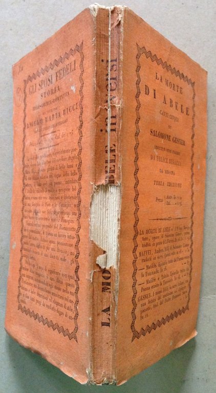 S. Gesner La Morte di Abele Canti Cinque Giovanni Silvestri …