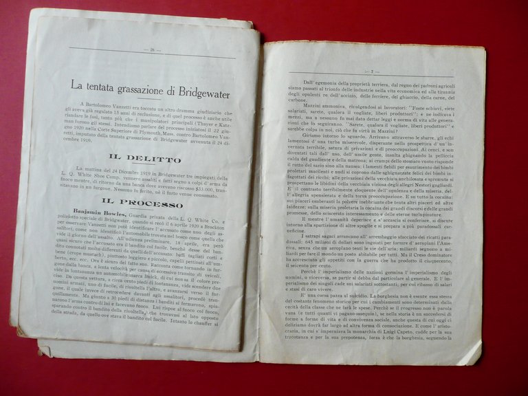 Sacco e Vanzetti Le Ragioni d'Una Congiura Defense Committee Anni …
