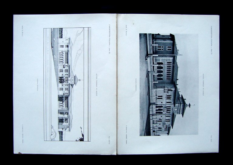 Sacile Scuole Normali Arch Rupolo L'Architettura Italiana Anno XI n …