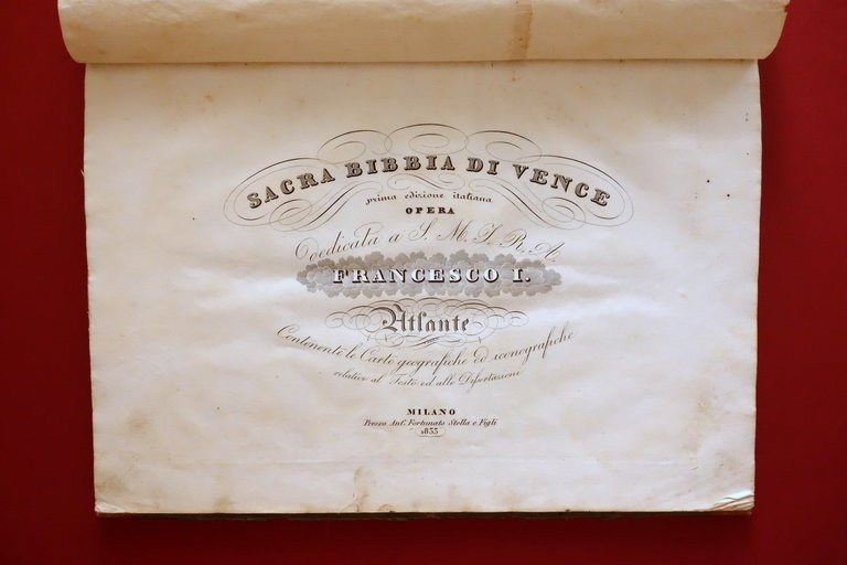 Sacra Bibbia di Vence Atlante 38 Tavole Completo Fortunato Stella … | Immagine Gallery 3