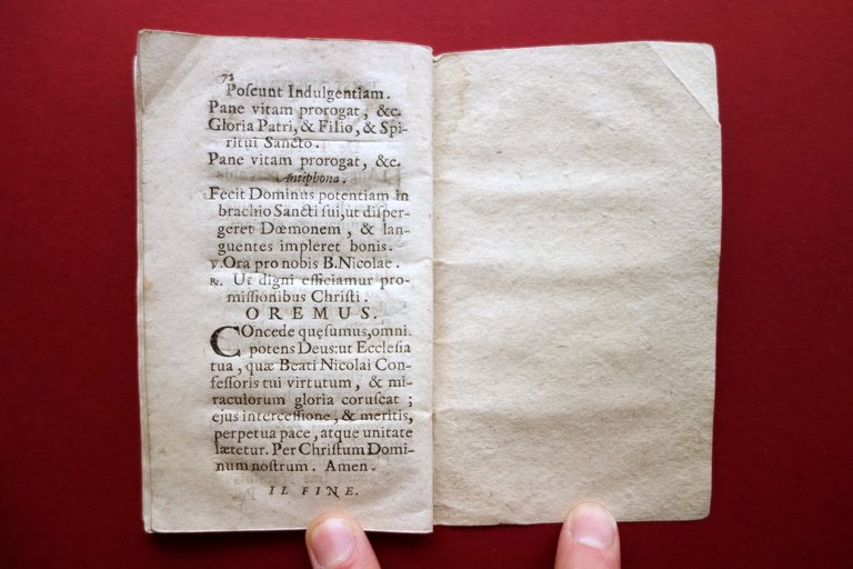 Sagro Settenario del Glorioso San Nicola da Tolentino Met‡ '700 …