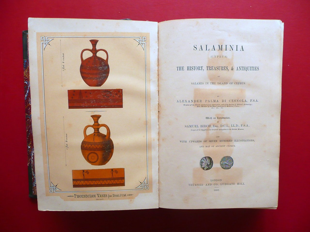 Salaminia Cyprus History Treasures Antiquities of Salamis A. Palma Trubner …