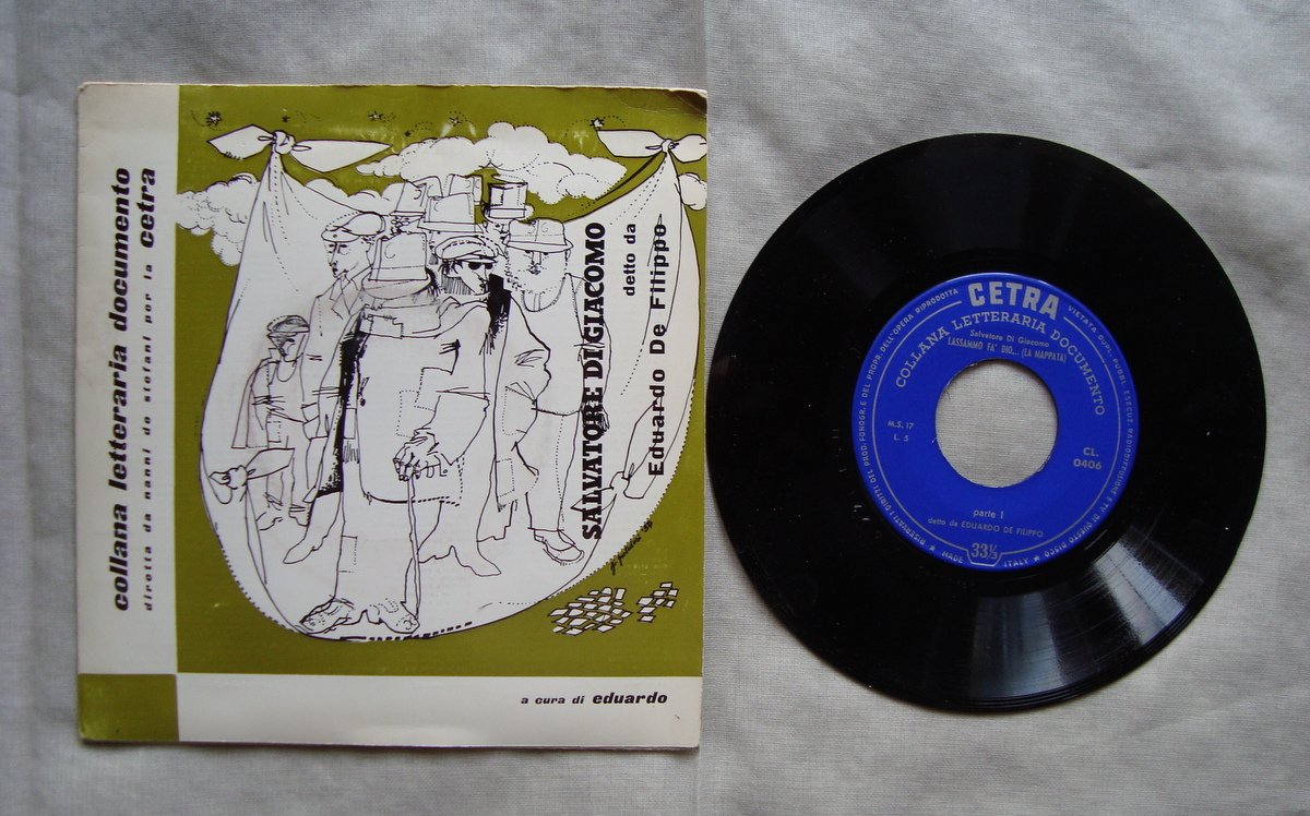 Salvatore Di Giacomo Eduardo Collana letteraria Cetra Disco Vinile 33 … | Immagine principale