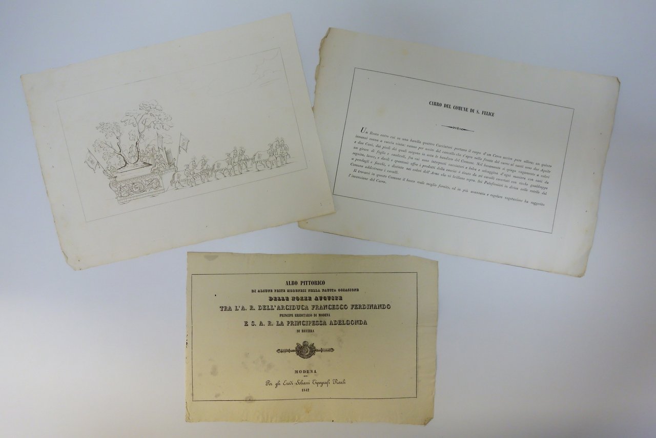 San Felice sul Panaro Tavola Originale Carro delle Feste per … | Immagine principale