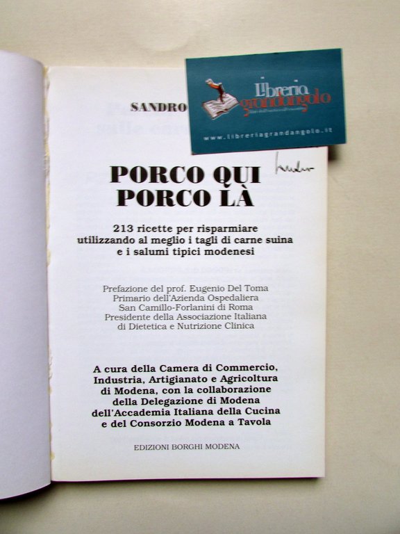 Sandro Bellei Porco Qui Porco L‡ 213 Ricette Ed. Borghi … | Immagine Gallery 2