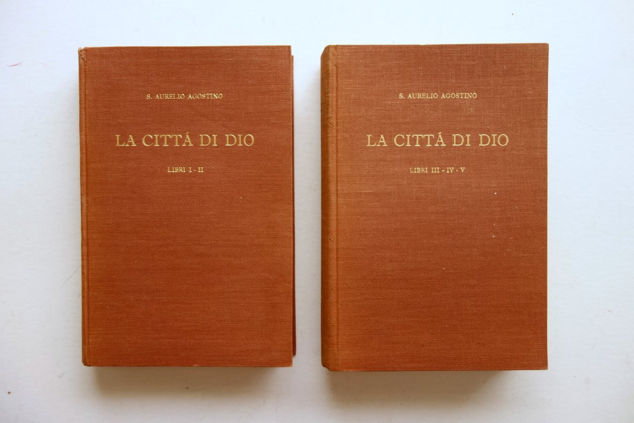 Sant'Agostino La Citt‡ di Dio SEI Torino 2 Volumi 1939 …