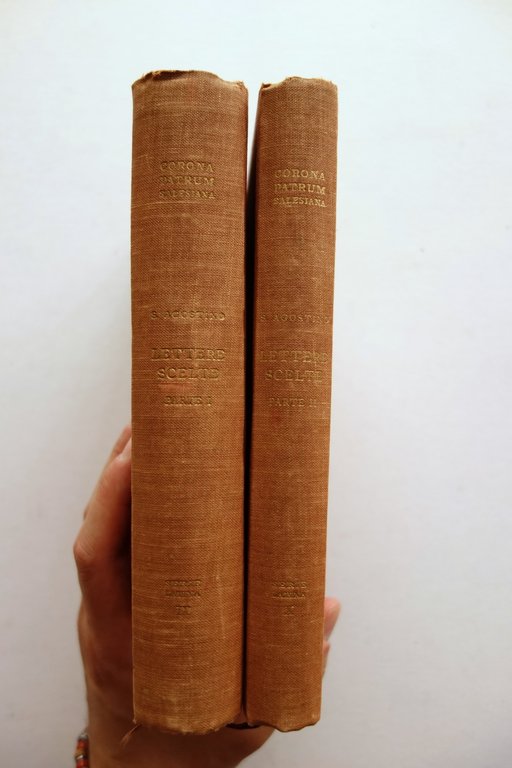 Sant'Agostino Lettere Scelte SEI Torino 2 Volumi 1939 Completo Testo …