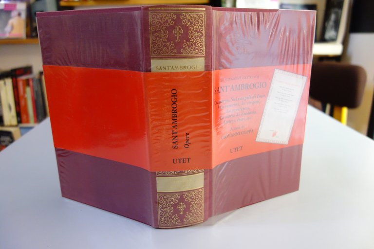 SANT'AMBROGIO OPERE UTET COPPA 1969 EXAMERON PENITENZA LETTERE INNI ECC.