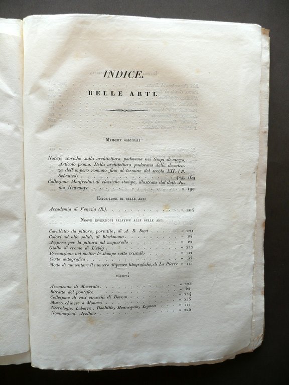 Santa Sofia in Padova 3 Incisioni Giornale Belle Arti e …