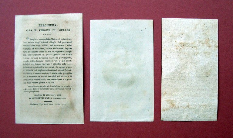 Santini 3 incisioni ' 800 Immacolata Concezione S.Filomena B.V della … | Immagine Gallery 2