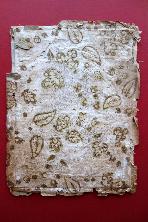 Santino '700 Incisione Colorata a Mano Decorazioni Intarsi Dorati Ricami | Immagine Gallery 4