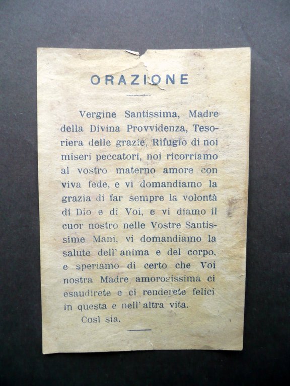 Santino Beata Vergine della Provvidenza Missano Dal Re Modena Primo … | Immagine Gallery 2