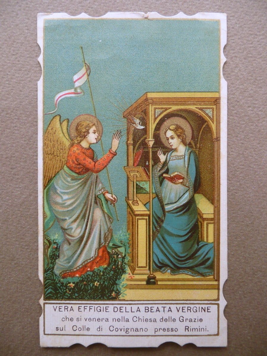 Santino Effigie Della Beata Vergine Chiesa Delle Grazie Covignano Rimini …