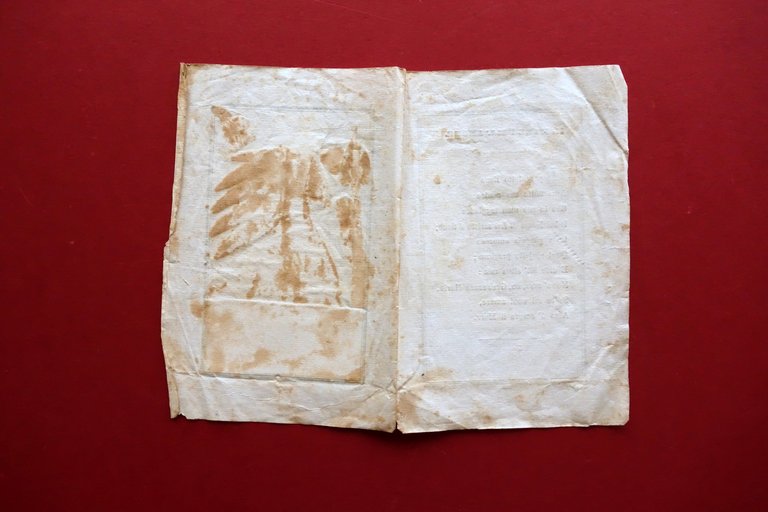 Santino Sonetto il Mare dell'Amore Collage Realizzato a Mano Primo …