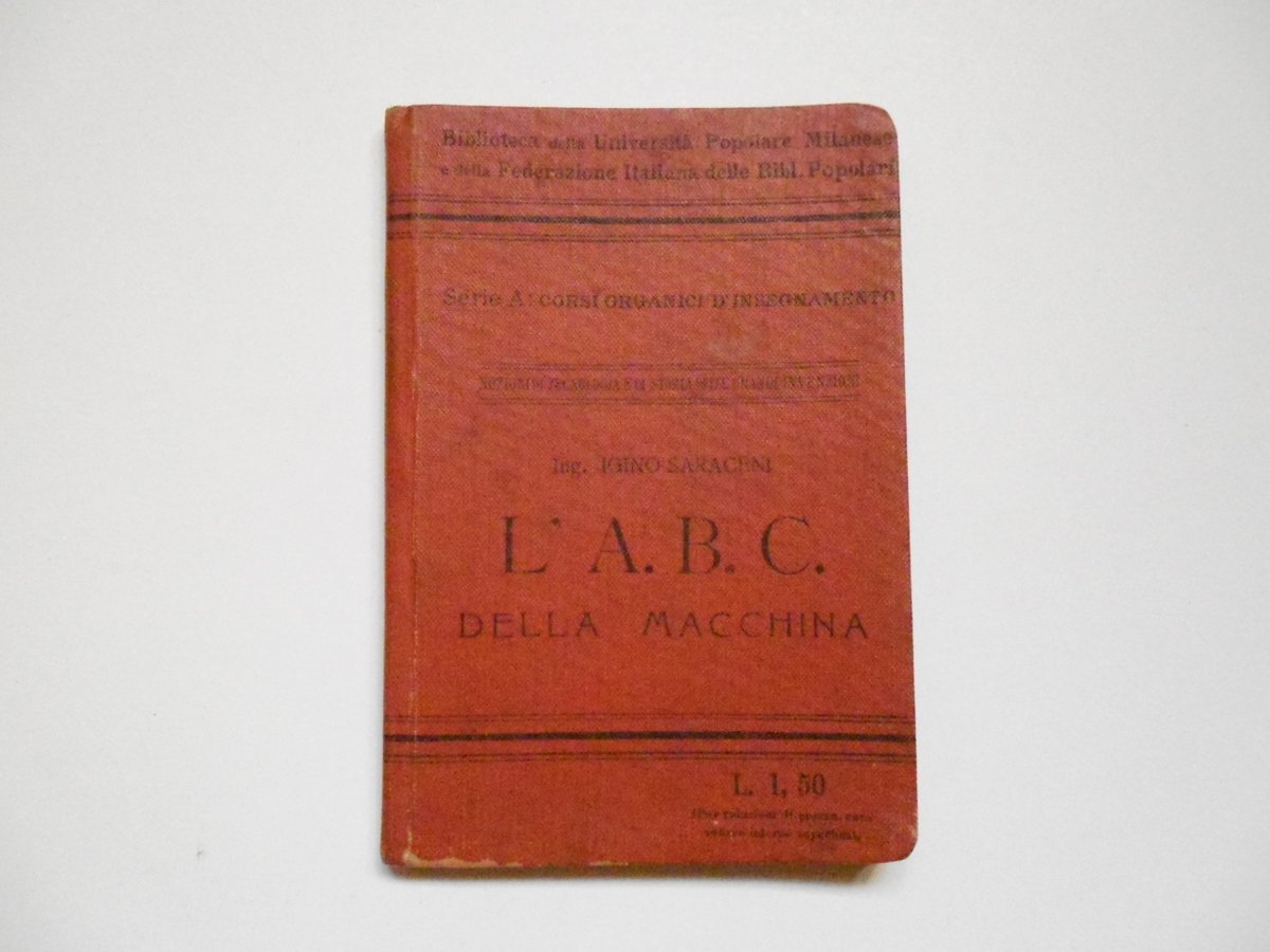 Saraceni Igino L'A. B. C. della Macchina Federazione Italiana delle … | Immagine principale