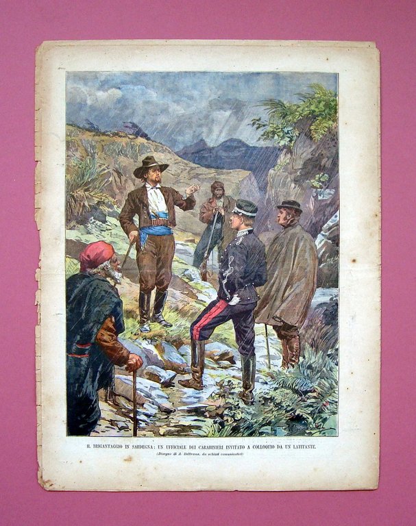 Sardegna brigantaggio Salis La Domenica del Corriere 1899 | Immagine Gallery 2