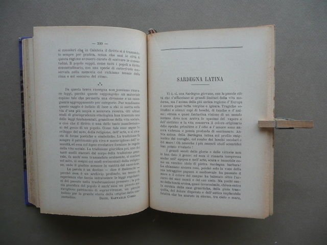 Sardegna Latina Ruju Annuario Letterario Artistico Mondo Latino Gubernatis 1908