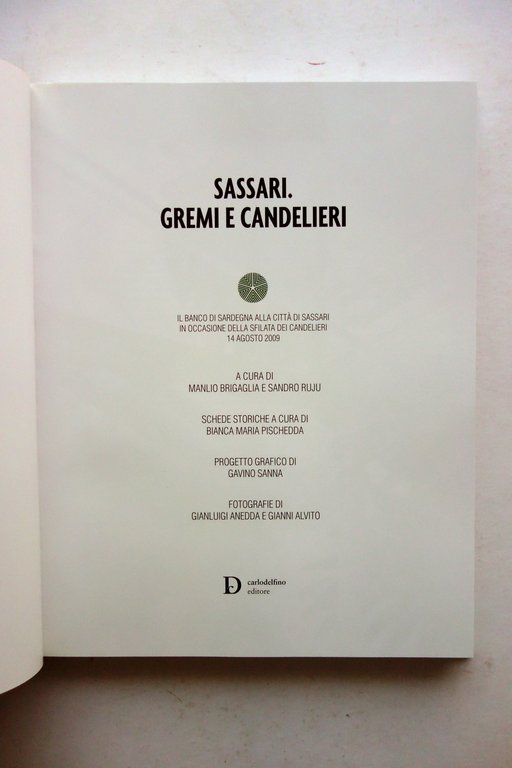 Sassari Gremi e Candelieri Bragaglia Ruju Banco di Sardegna Carlo …