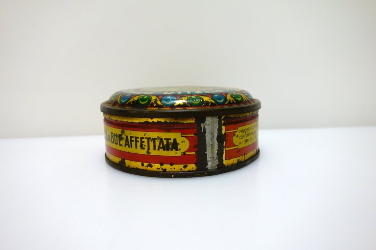 Scatola di Latta Cromolitografica S.A. Alfonso Sada Monza Vitello Tonnato … | Immagine Gallery 3