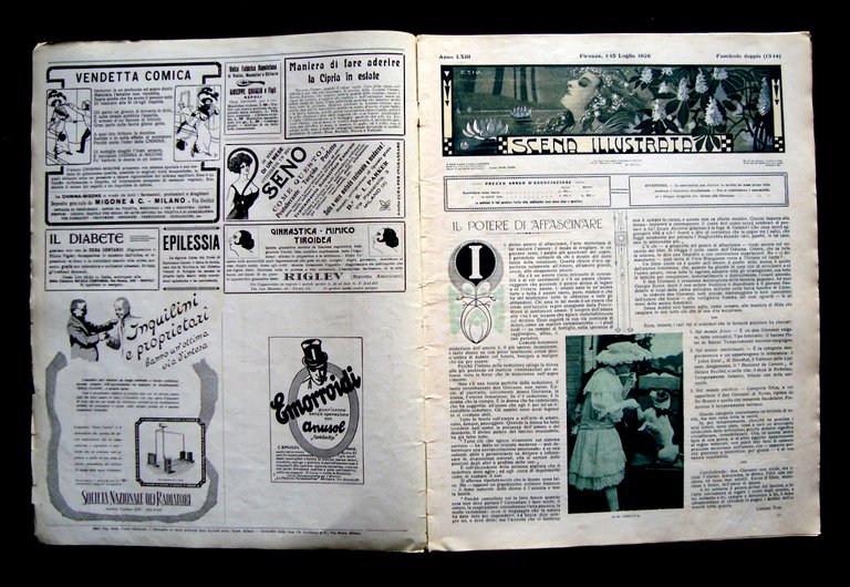 Scena Illustrata Rivista 1926 Firenze numero doppio 13 14 Luglio …