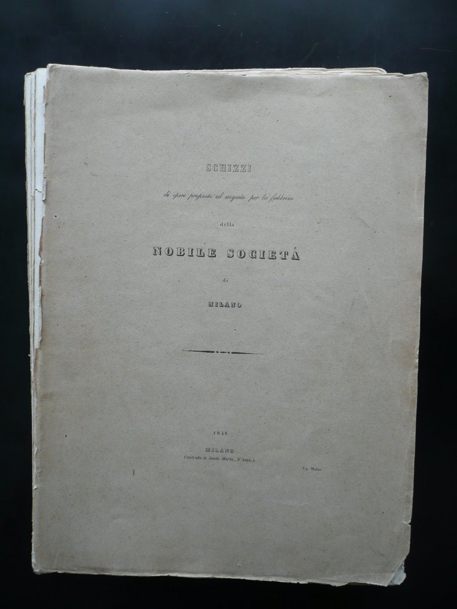 Schizzi di Opere Per la Fabbrica della Nobile Societ‡ di …