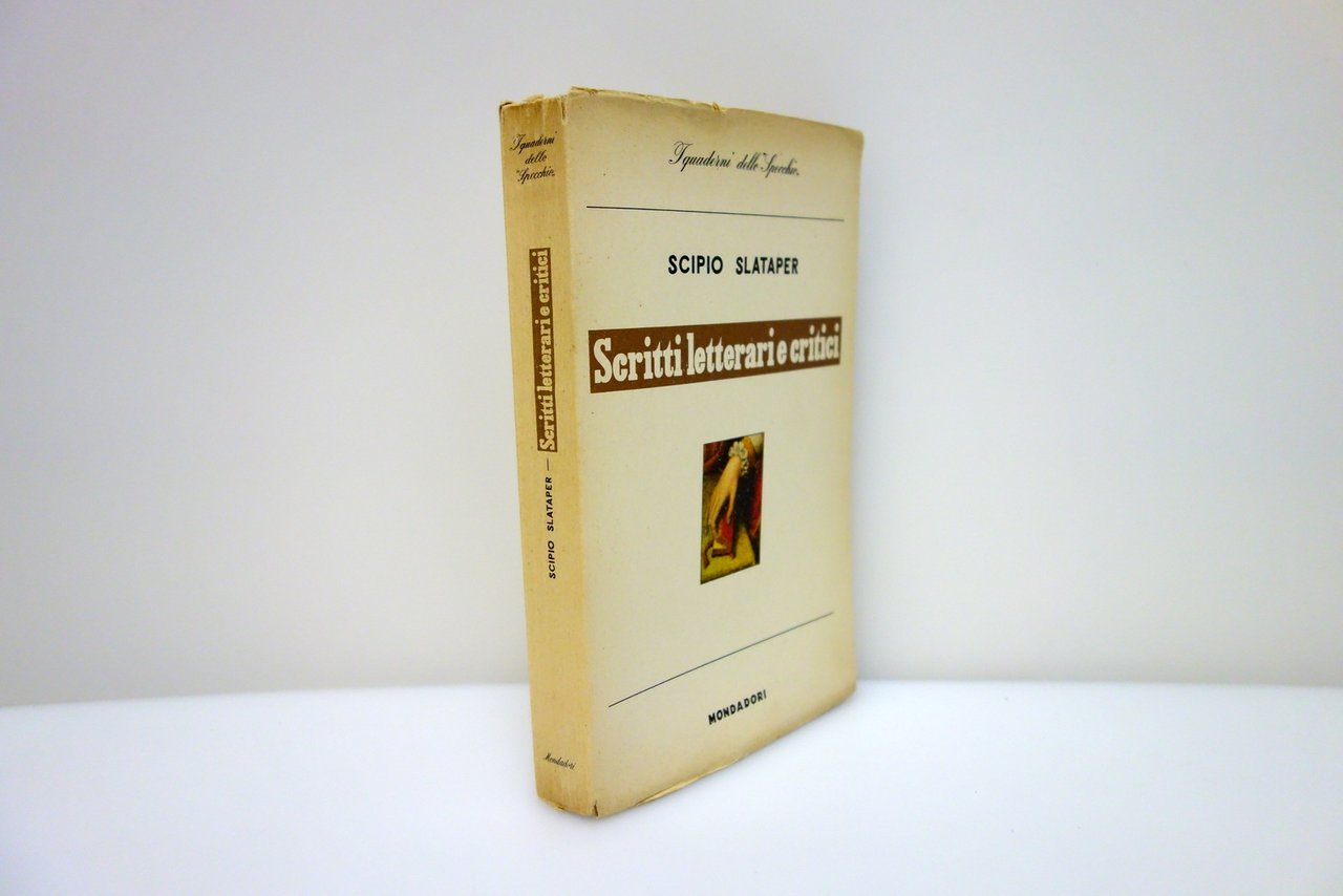 Scipio Slataper Scritti Letterari Critici Mondadori 1956 1°Ed. Autografo Jahier