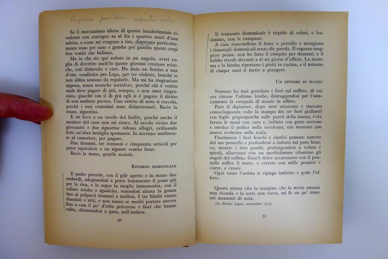 Scipio Slataper Scritti Letterari Critici Mondadori 1956 1°Ed. Autografo Jahier