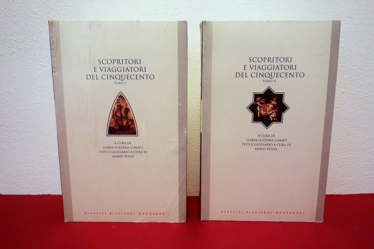 Scopritori e Viaggiatori del Cinquecento Ricciardi 2 Volumi Completo Nuovi | Immagine principale