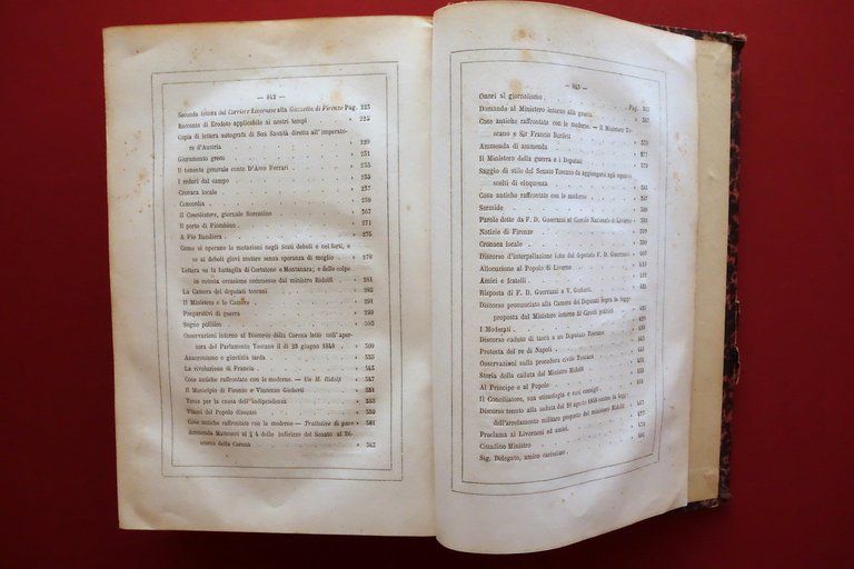 Scritti Politici di F. D. Guerrazzi Guigoni Torino Milano 1862