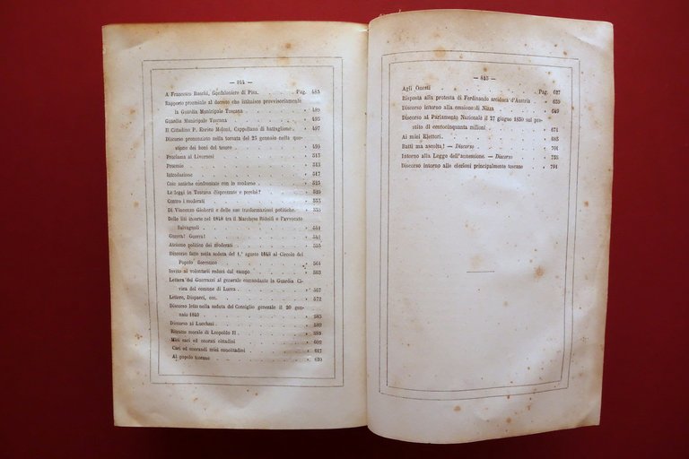 Scritti Politici di F. D. Guerrazzi Guigoni Torino Milano 1862