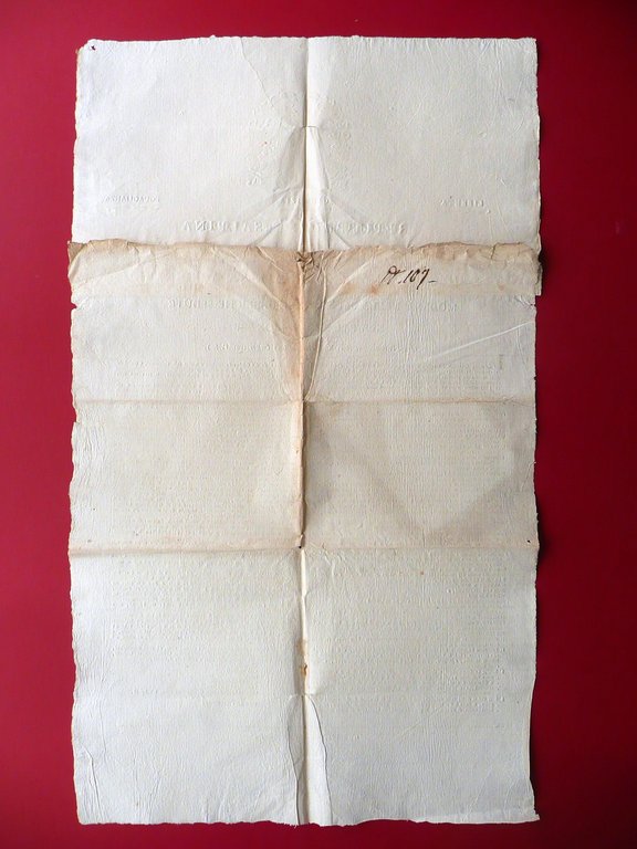 Sentenza Repubblica Cisalpina Furto Pezze di Mussolo Calzolaio Reggio 1801