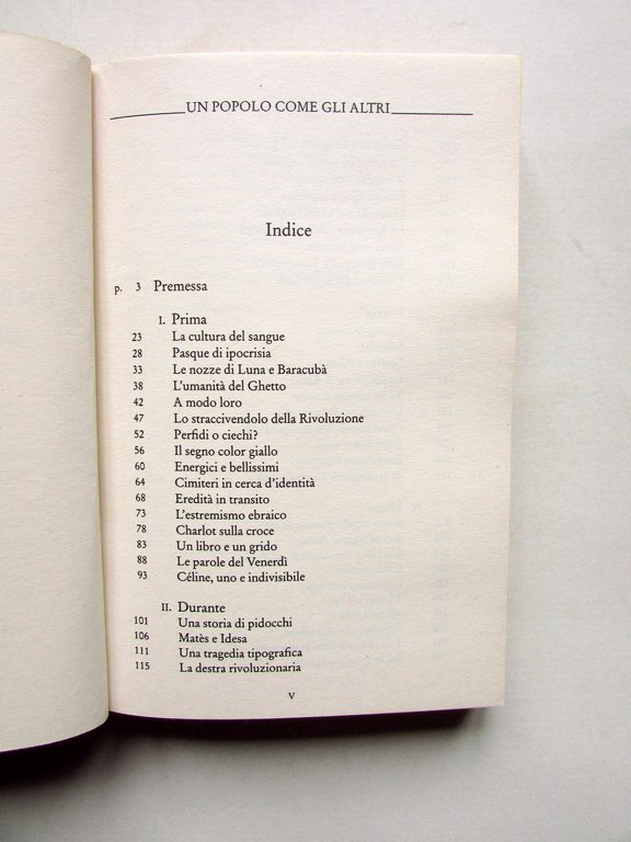 Sergio Luzzatto un Popolo come gli Altri Ebrei Eccezione Storia …