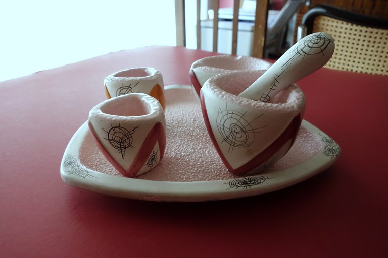 Servizio da Fumo Anni '50 Zulimo Aretini Novara Ceramica Artistici … | Immagine Gallery 2