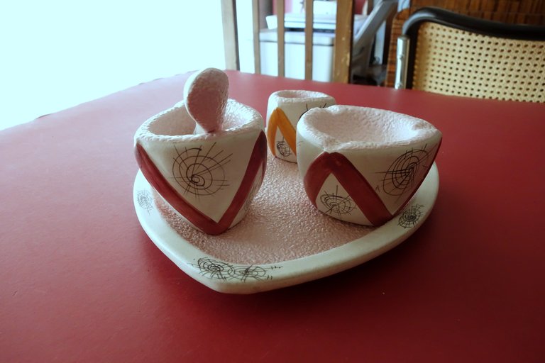 Servizio da Fumo Anni '50 Zulimo Aretini Novara Ceramica Artistici … | Immagine Gallery 3