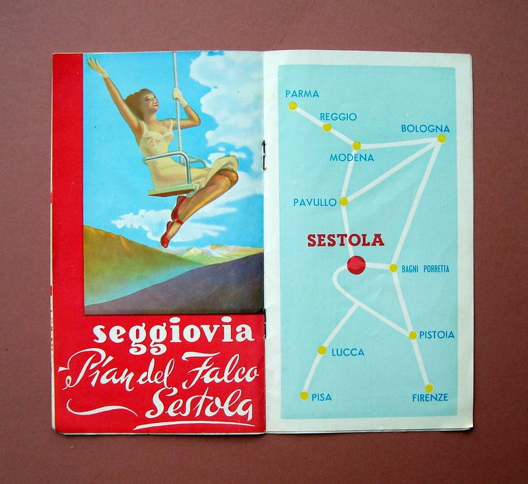 Sestola fascicolo turistico La Perla dell' Appennino Modenese RARO